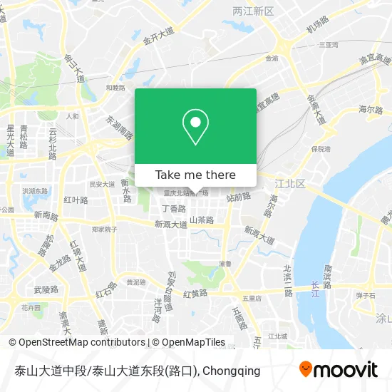 泰山大道中段/泰山大道东段(路口) map