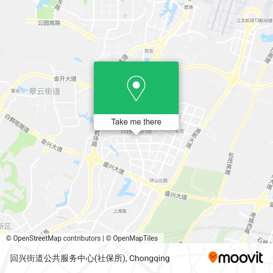 回兴街道公共服务中心(社保所) map