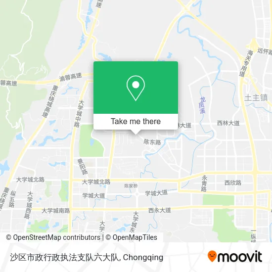沙区市政行政执法支队六大队 map