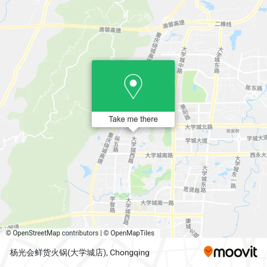 杨光会鲜货火锅(大学城店) map