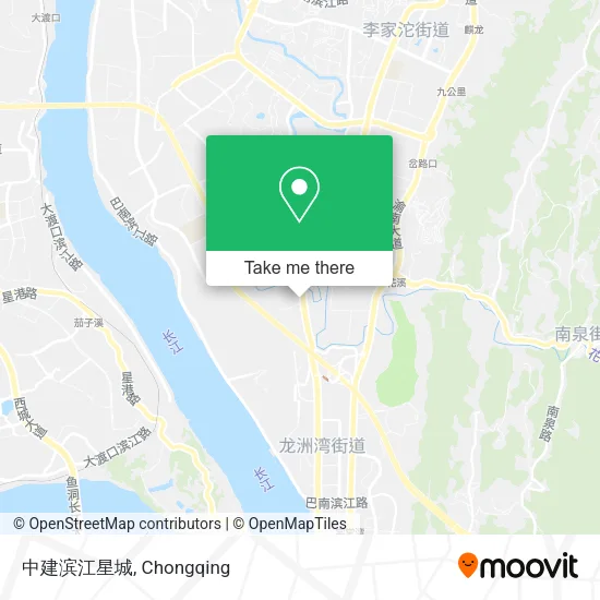 中建滨江星城 map