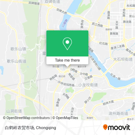 白鹤岭农贸市场 map