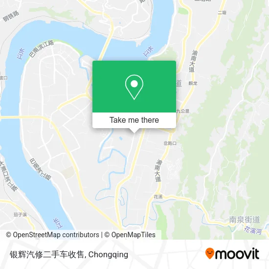银辉汽修二手车收售 map