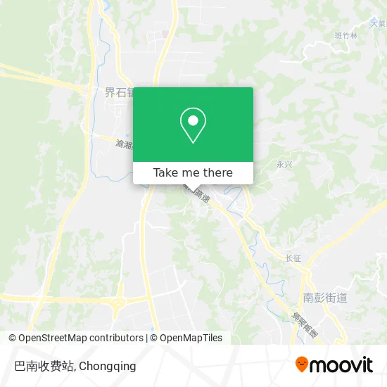 巴南收费站 map
