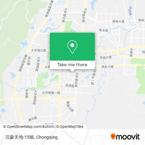 贝蒙天地-15栋 map