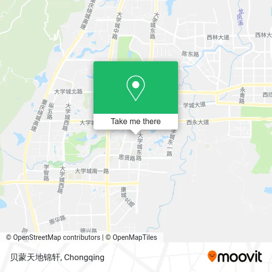 贝蒙天地锦轩 map