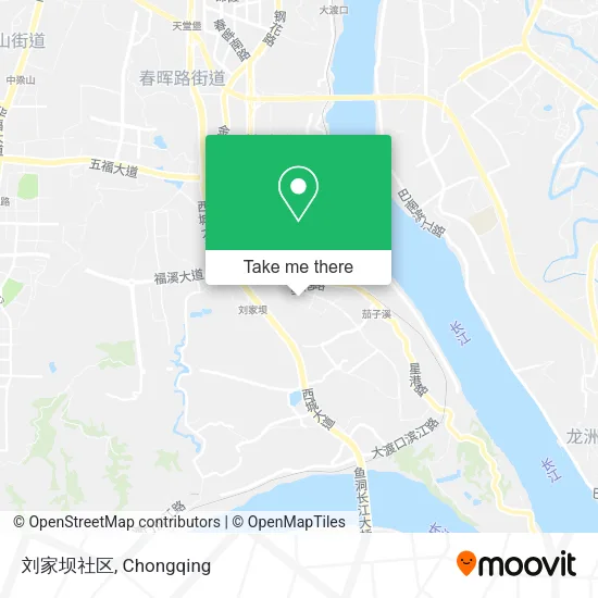 刘家坝社区 map