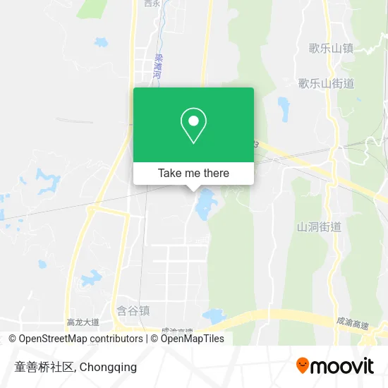 童善桥社区 map