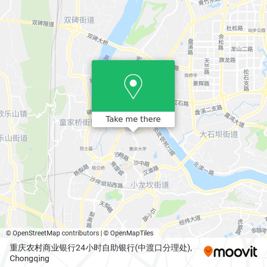 重庆农村商业银行24小时自助银行(中渡口分理处) map