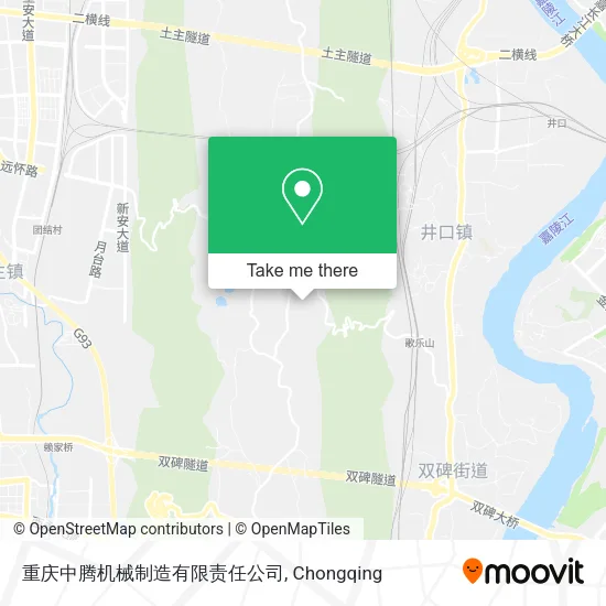 重庆中腾机械制造有限责任公司 map