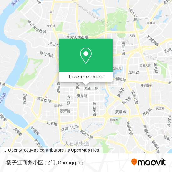 扬子江商务小区-北门 map
