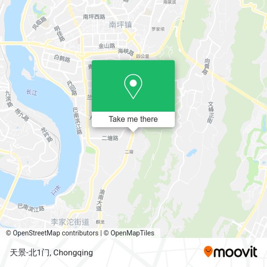 天景-北1门 map