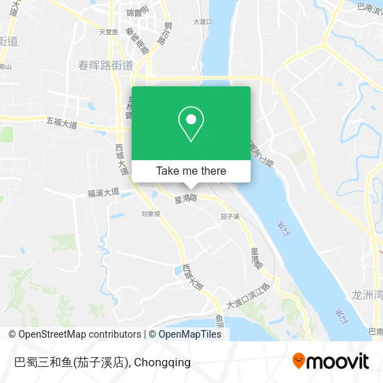 巴蜀三和鱼(茄子溪店) map
