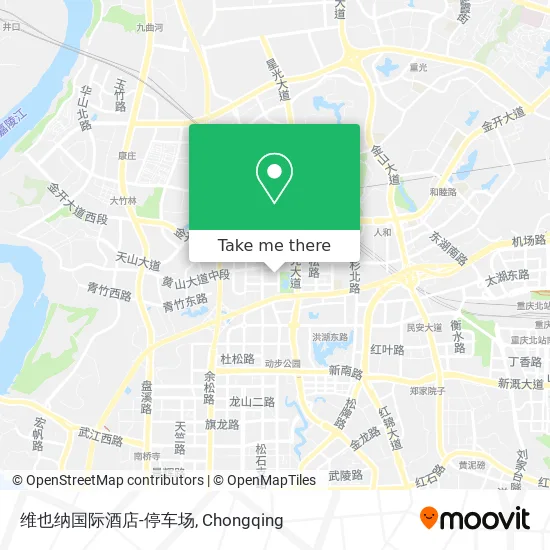 维也纳国际酒店-停车场 map
