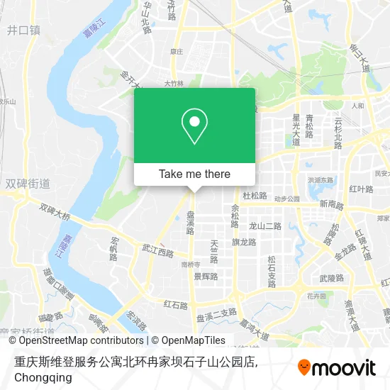 重庆斯维登服务公寓北环冉家坝石子山公园店 map