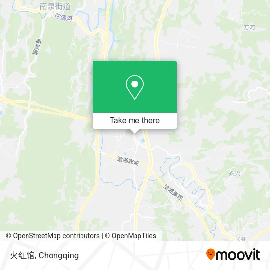 火红馆 map