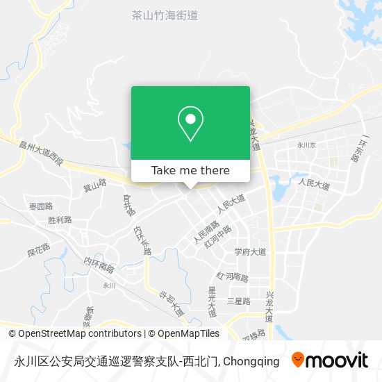 永川区公安局交通巡逻警察支队-西北门 map
