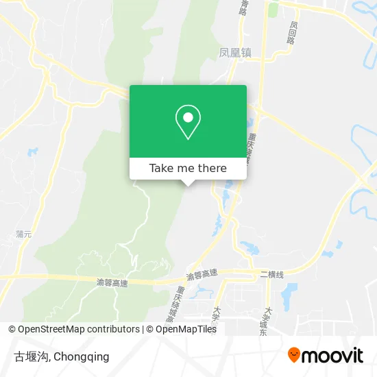 古堰沟 map