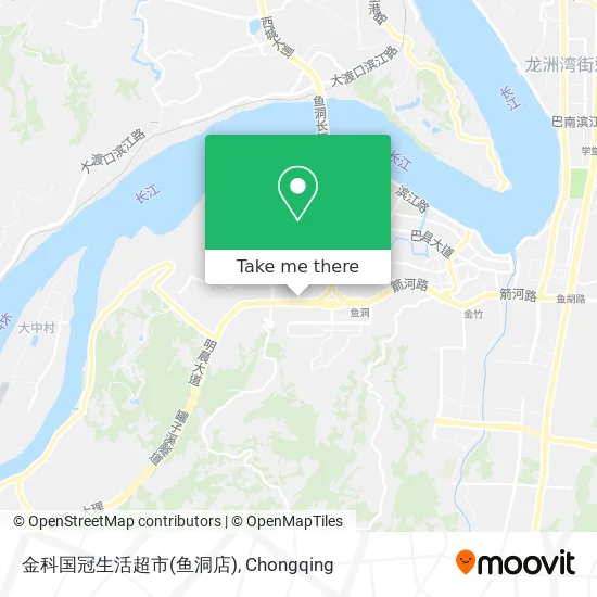 金科国冠生活超市(鱼洞店) map