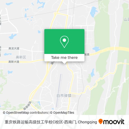 重庆铁路运输高级技工学校C校区-西南门 map