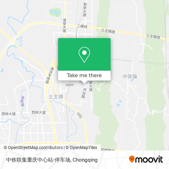 中铁联集重庆中心站-停车场 map