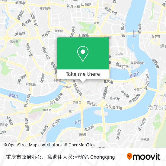 重庆市政府办公厅离退休人员活动室 map