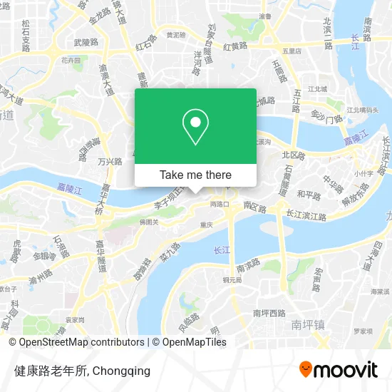 健康路老年所 map