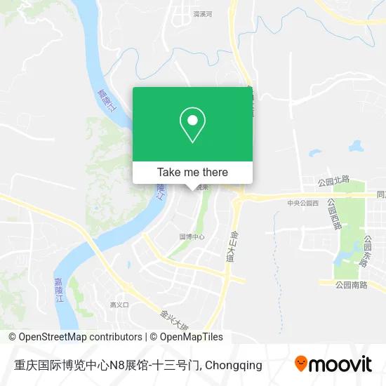 重庆国际博览中心N8展馆-十三号门 map