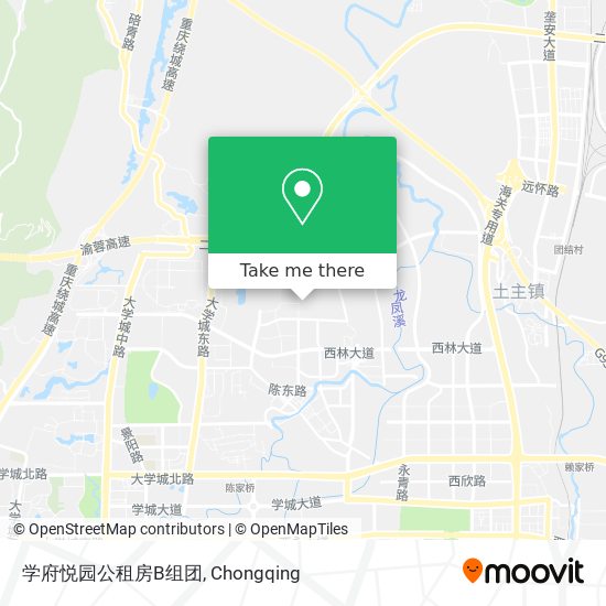 学府悦园公租房B组团 map