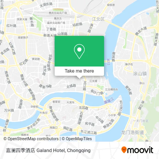 嘉澜四季酒店 Galand Hotel map