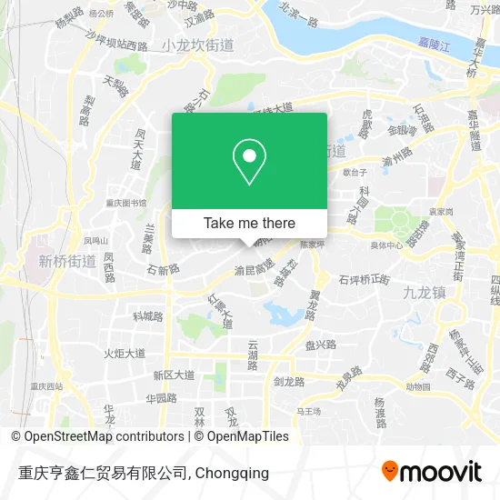重庆亨鑫仁贸易有限公司 map
