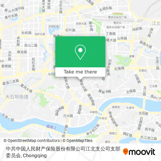 中共中国人民财产保险股份有限公司江北支公司支部委员会 map