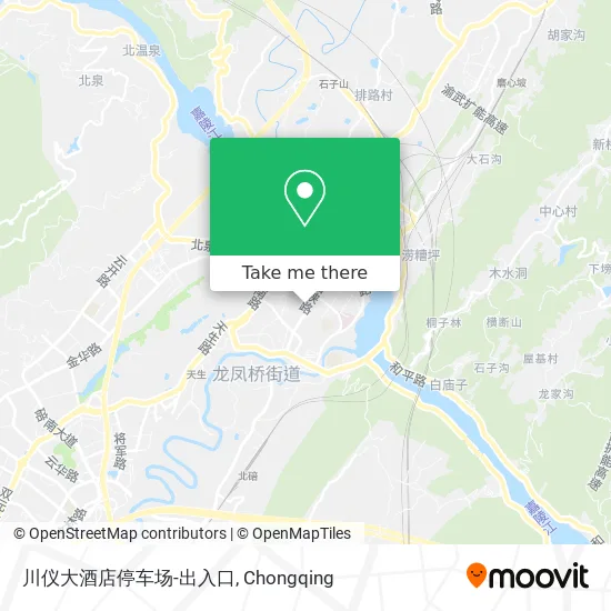 川仪大酒店停车场-出入口 map