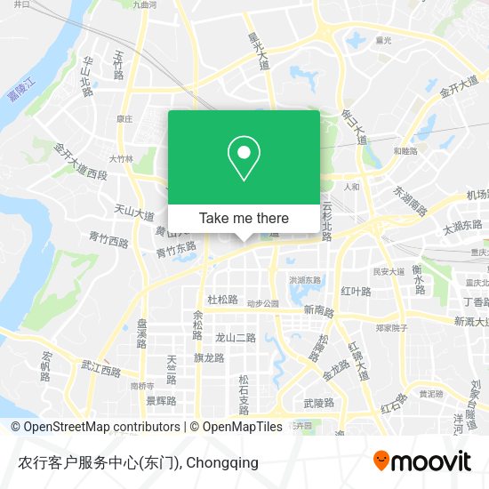 农行客户服务中心(东门) map