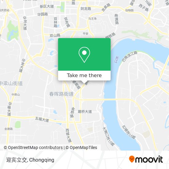 迎宾立交 map