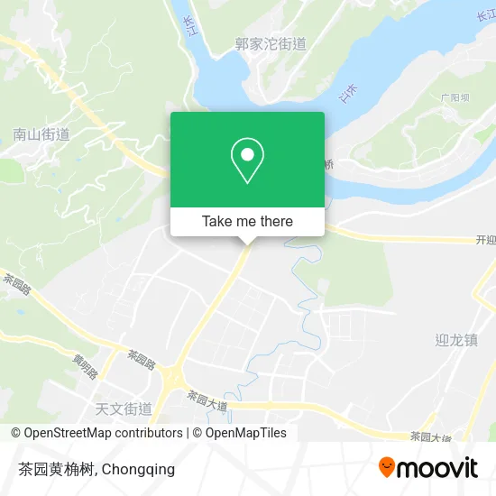 茶园黄桷树 map