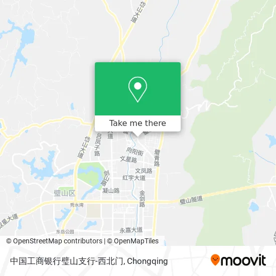 中国工商银行璧山支行-西北门 map