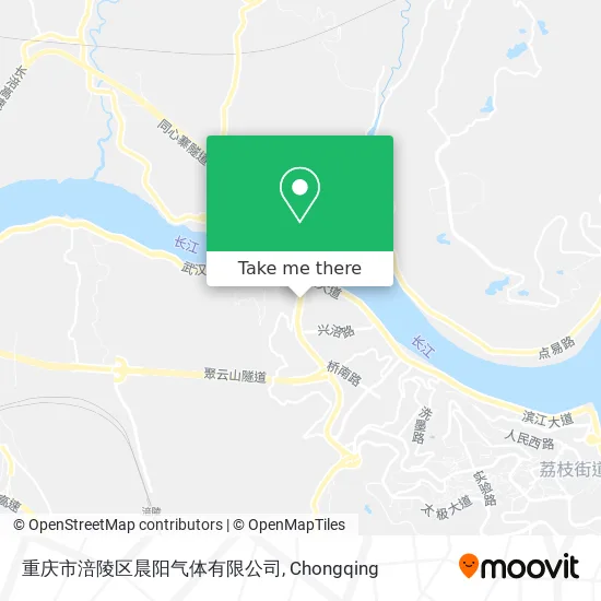 重庆市涪陵区晨阳气体有限公司 map