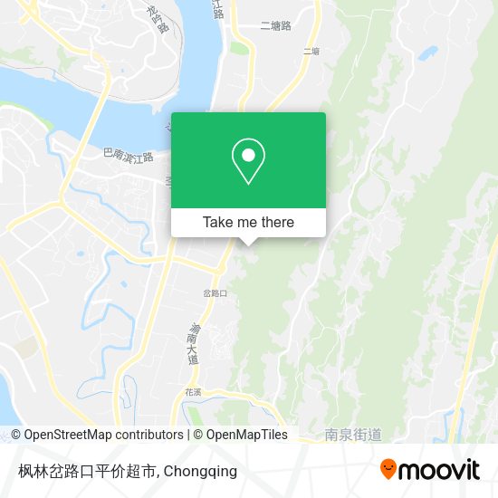 枫林岔路口平价超市 map