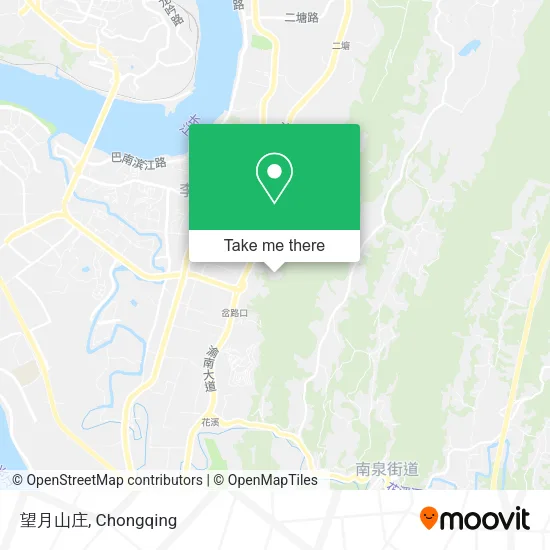望月山庄 map