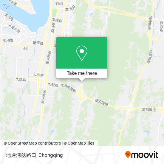地通湾岔路口 map