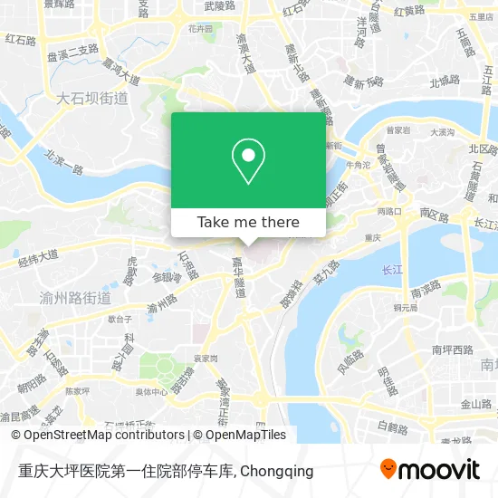 重庆大坪医院第一住院部停车库 map