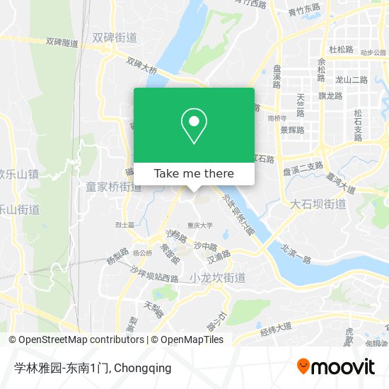 学林雅园-东南1门 map