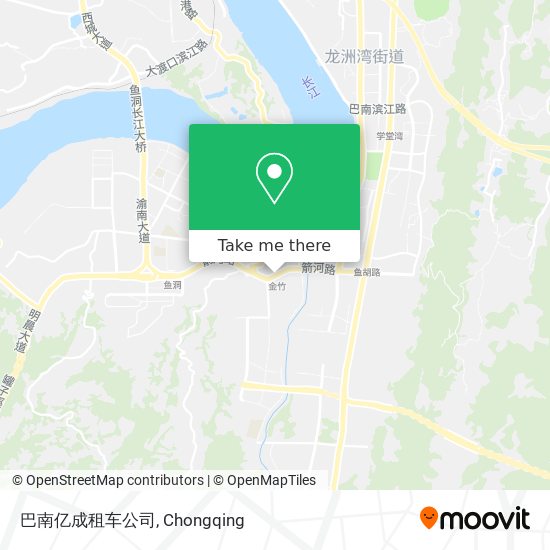 巴南亿成租车公司 map