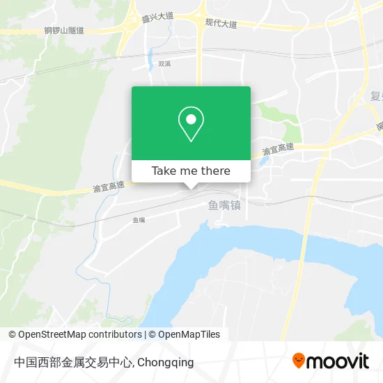 中国西部金属交易中心 map