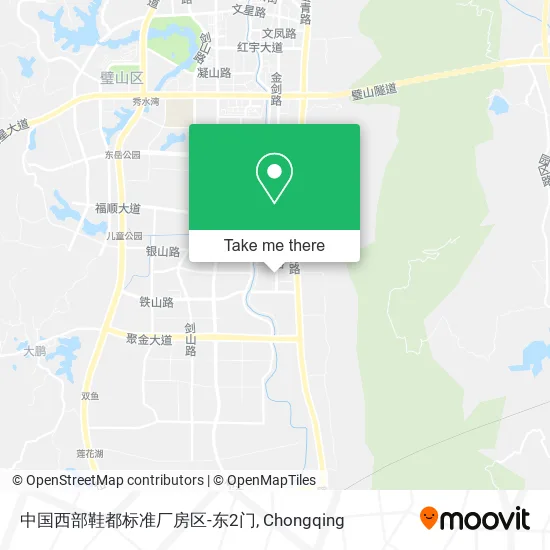 中国西部鞋都标准厂房区-东2门 map