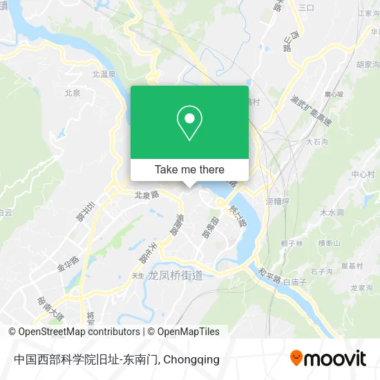 中国西部科学院旧址-东南门 map