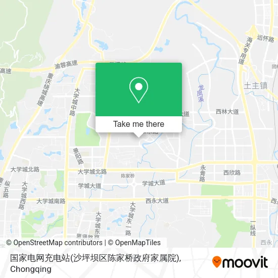 国家电网充电站(沙坪坝区陈家桥政府家属院) map