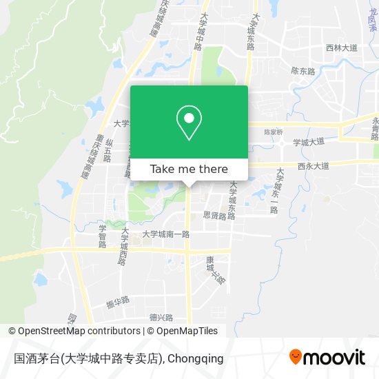 国酒茅台(大学城中路专卖店) map