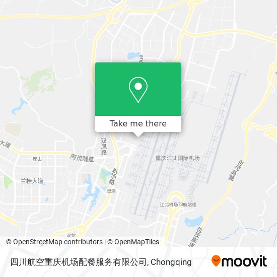 四川航空重庆机场配餐服务有限公司 map